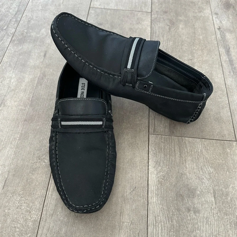 Steve Madden Grab Leather Slip-On Shoes Men’s size 10.5 Loafers